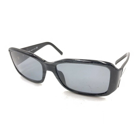 Prada SPR 14H 7BR-3M1 Charcoal Gray Rectangle Sunglasses Frames 57-16 130 Italy - Picture 8 of 12